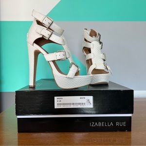 White High Heel Izabella Rue - Brera SIZE 8